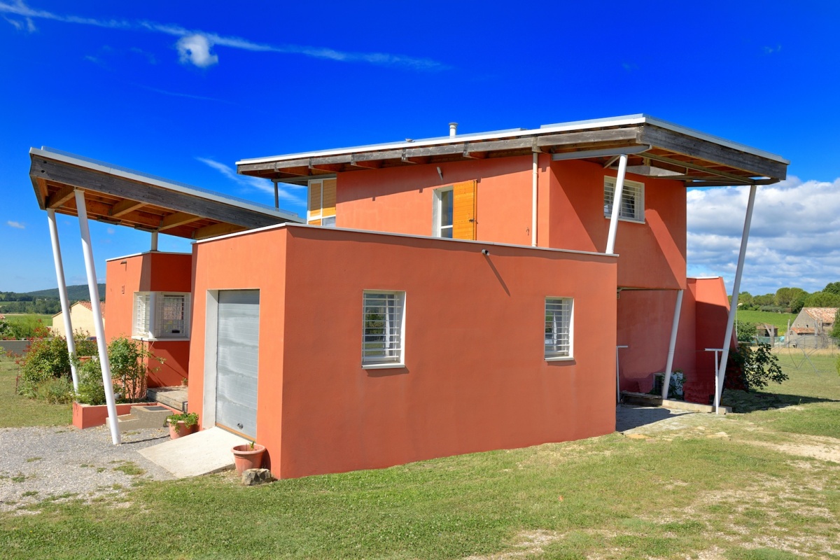 MAISON CONTEMPORAINE BIOCLIMATIQUE : FACADENORD