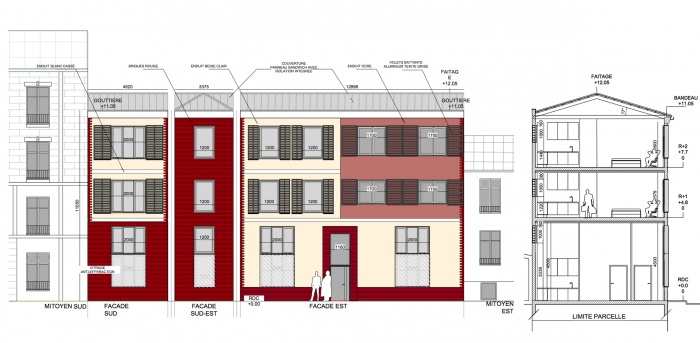 Construction d'un immeuble de logements collectifs