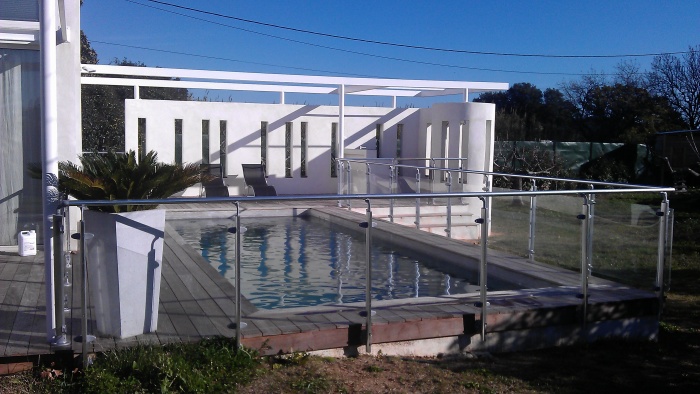 La maison M - projet de pool house et piscine.
