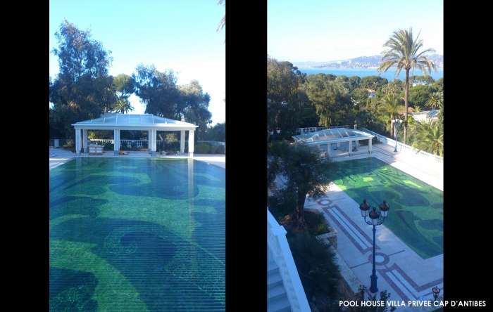 Maison individuelle au Cap d'Antibes : hierro project christophe hierro architecte dplg ravalement de faade creation pool house amenagement piscine maison individuelle luxe prestige cap-d-antibes 2