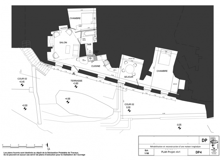 Reconstruction et rhabilitation d'une maison troglodyte : DP_BARTHOLEYNS-11