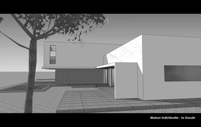 Villa prive contemporaine - la Gaude : Hierro Project - Christophe Hierro architecte dplg Nice - Maison individuelle la Gaude 6