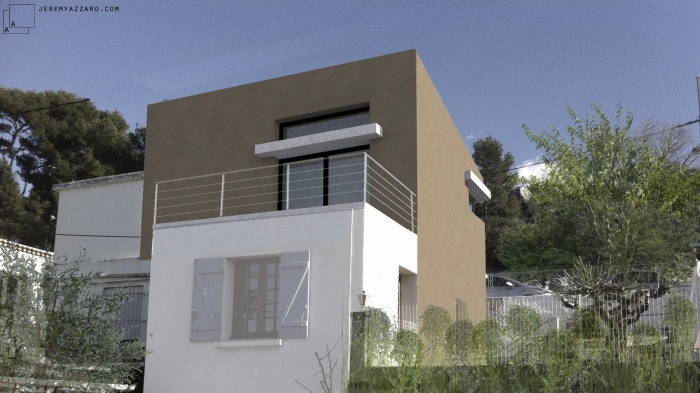 Surélévation d'une maison pour la création d'une suite parentale