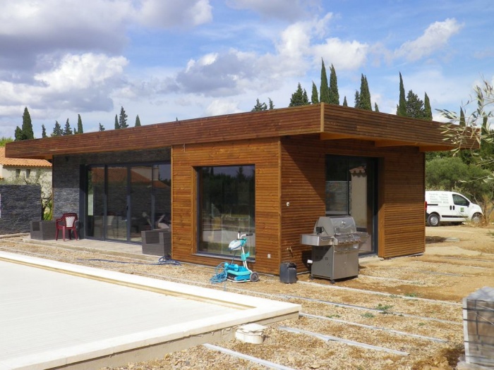 POOL HOUSE EN BOIS